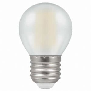 LED Round Filament Clear • Dimmable • 5W • 2700K • ES-E27 • Stock Code: 7239