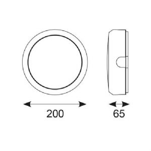 ANSELL DELTA LED CCT 6W - BLACK / VISILUXE