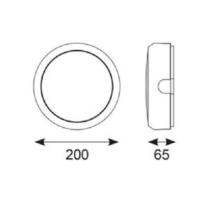 ANSELL DELTA LED CCT 6W - BLACK / VISILUXE