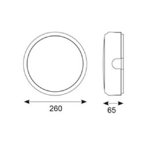 ANSELL DELTA LED CCT 14W - BLACK / VISILUXE
