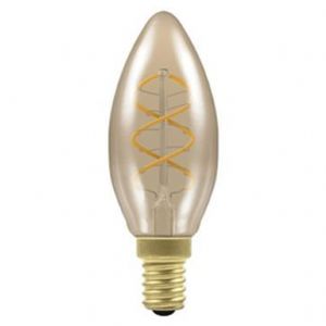 Browse LED Candle Spiral Filament Antique • Dimmable • 2.5W • 2200K • SES-E14 • Stock Code: 10642