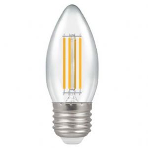 LED Candle Filament Clear • 6.5W • 2700K • ES-E27 • Stock Code: 12776