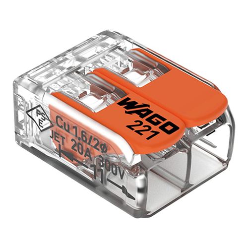 2 Way COMPACT Splicing Connector Code: 221-412