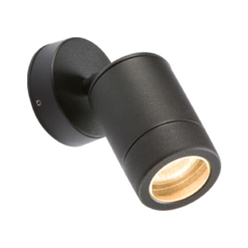 230V IP65 GU10 35W Adjustable Aluminium Powder-Coated Black Wall Light Code: WALL3LBK