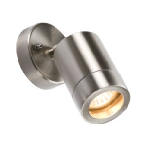 Browse 230V IP65 GU10 35W Lightweight Stainless Steel Adjustable Wall Light Code: WALL3L