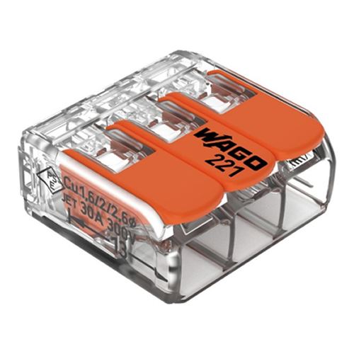 3 Way COMPACT Splicing Connector Code: 221-413