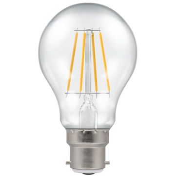 LED GLS Filament Clear • Dimmable • 7.5W • 2700K • BC-B22d • Stock Code: 4207