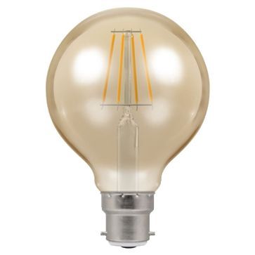 LED Globe G80 Filament Antique • Dimmable • 5W • 2200K • BC-B22d • Stock code: 4269