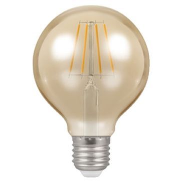 LED Globe G80 Filament Antique • Dimmable • 5W • 2200K • ES-E27 • Stock code: 4276