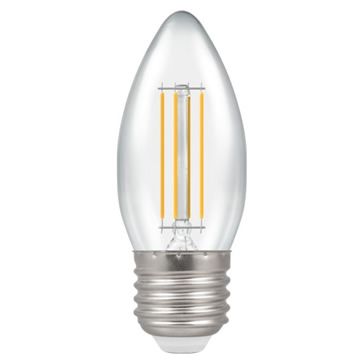 LED Candle Filament Clear • Dimmable • 5W • 2700K • ES-E27 • Stock Code: 7154