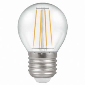 Browse LED Round Filament Clear • Dimmable • 5W • 2700K • ES-E27 • Stock Code: 7239