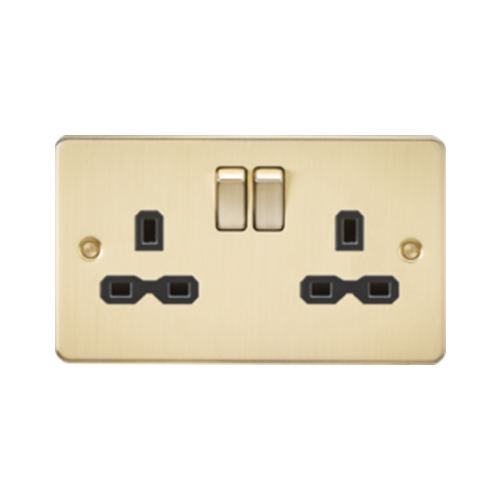 Brushed Brass Flat Plate