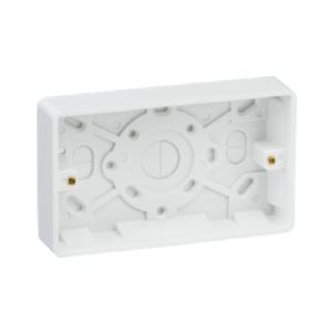 Browse Curved Edge Double 25mm Pattress Box Code: CU1500