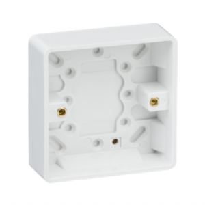 Browse Curved Edge Single 25mm Pattress Box Code: CU1400