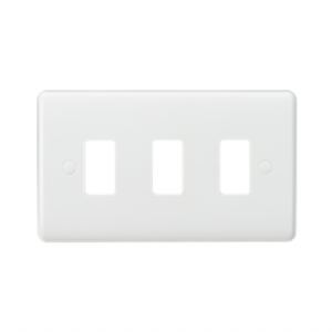 Browse Curved Edge White Plastic Grid