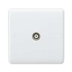 Browse Curved Edge White Plastic Media Outlets