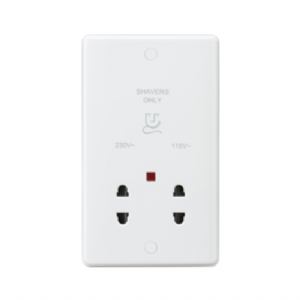 Browse Curved Edge White Plastic Other Sockets