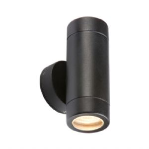 Browse IP65 35W GU10 Aluminium Black Powder-coated Up/Down Wall Light Code: WALL2LBK