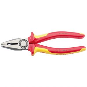 Knipex 03 08 200UKSBE VDE Fully Insulated Combination Pliers, 200mm
