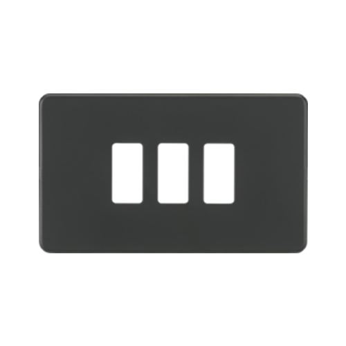 MLA Screwless Grid Faceplate