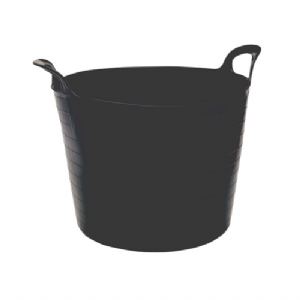Multi-Purpose Flexible Bucket, 42L Capacity, Black