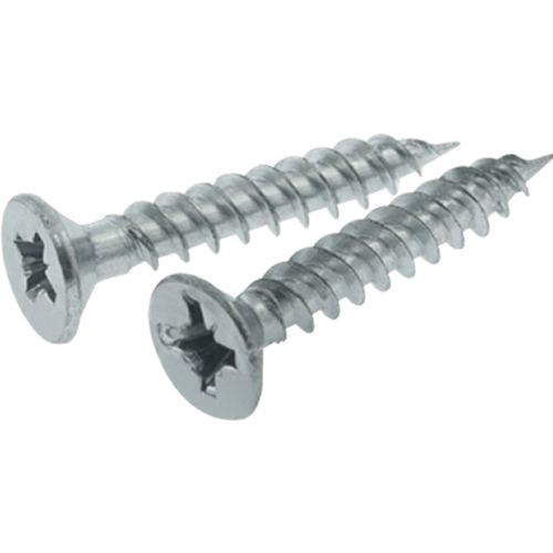 Pozi Flat Head Countersunk Twin Thread BZP Screws