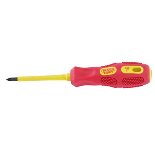 VDE Approved Fully Insulated PZ TYPE Screwdriver, No.1 X 80mm (Display Packed)